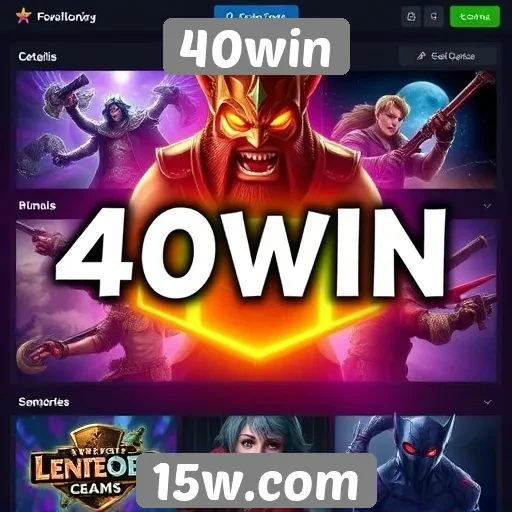 Jogos populares na plataforma 40win
