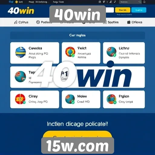 Novas funcionalidades do site 40win em análise